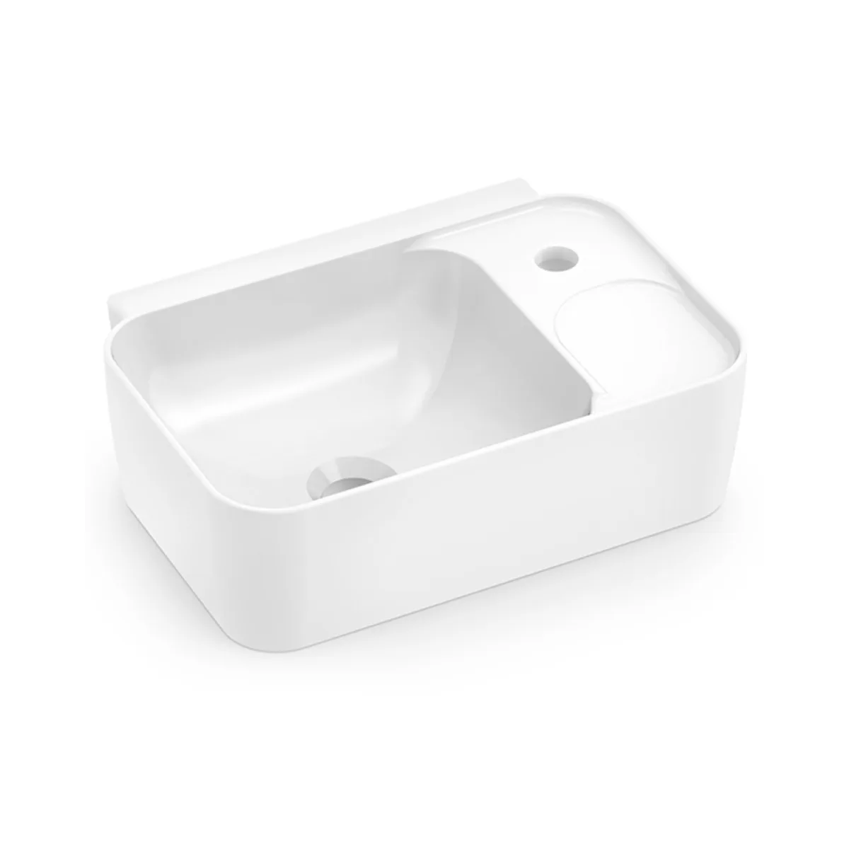 Lavatório Roca Eco Apoio/Suspenso 41x30 Branco