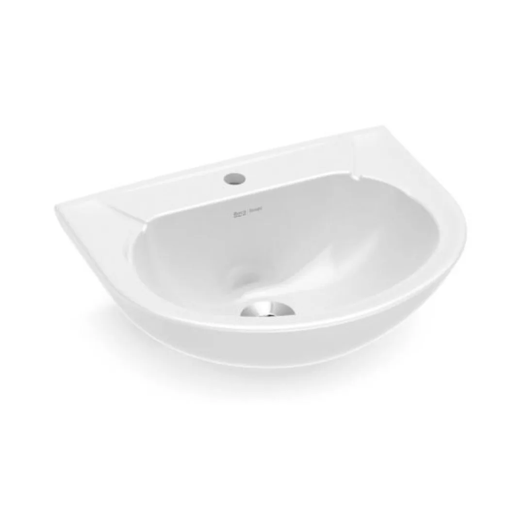 Lavatório para Coluna 470x385x165mm Roca Flamingo Branco