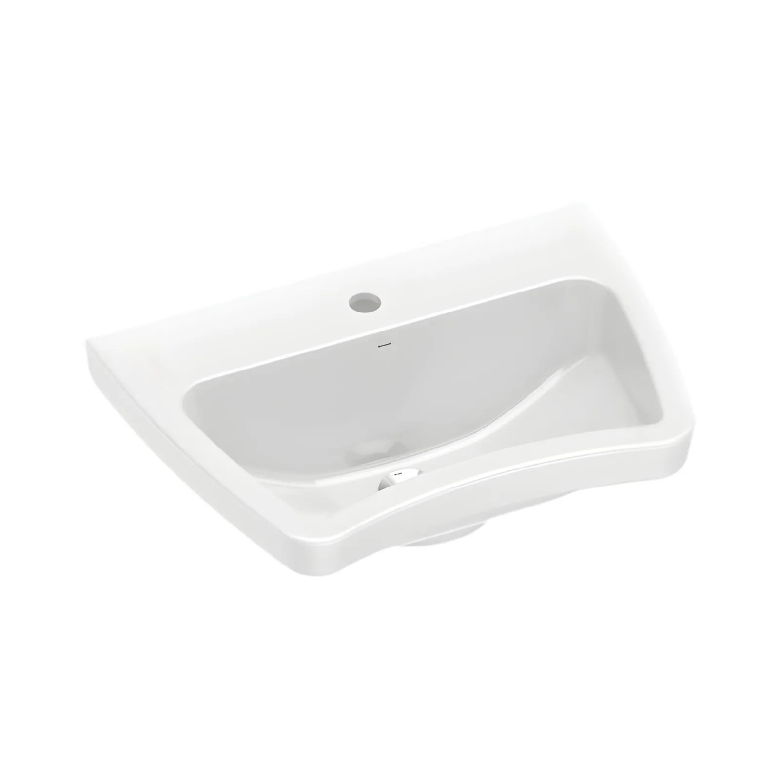 Lavatório para Coluna Branco 600X415 Roca Acesso Plus