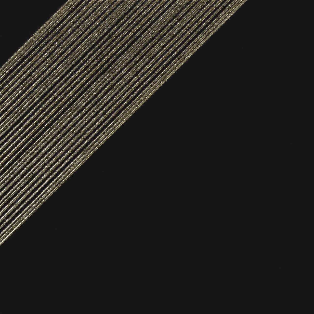 Listello Decortiles Outline3 Black Gold Acetinado (9pç /caixa)
