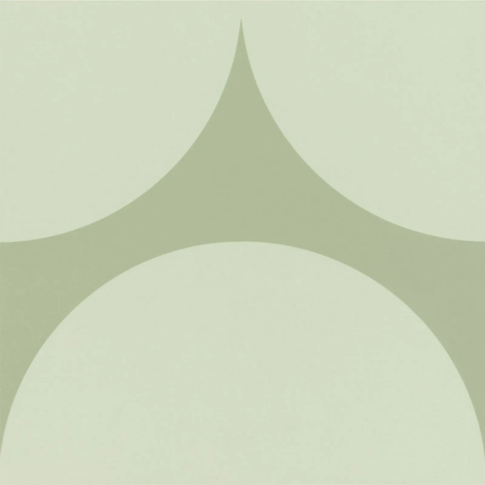 Listello Verde Acetinado 19x19 Decortiles Carol Gay Bola Pistache RET "A"