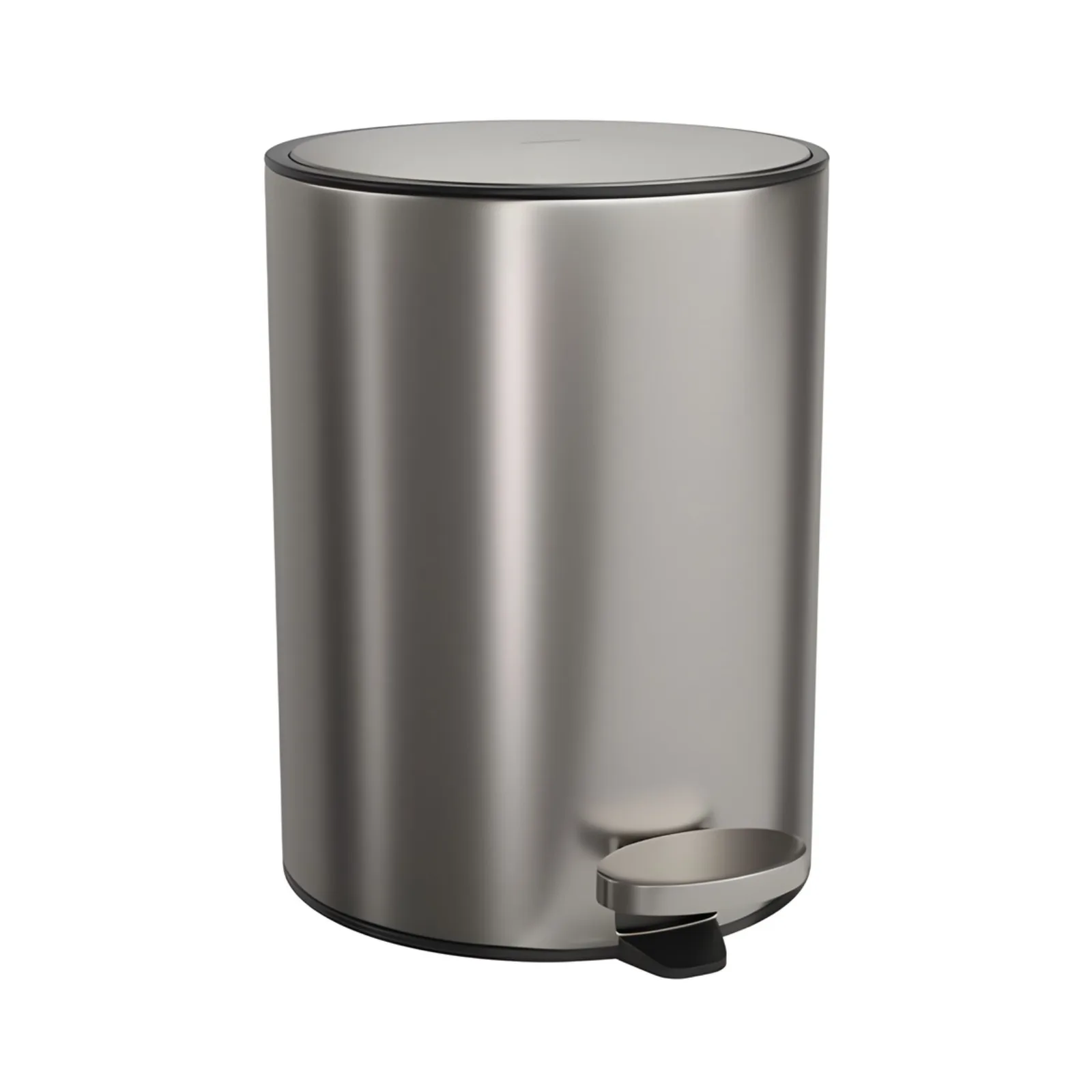 Lixeira Redonda 5L Inox Deca Suprema