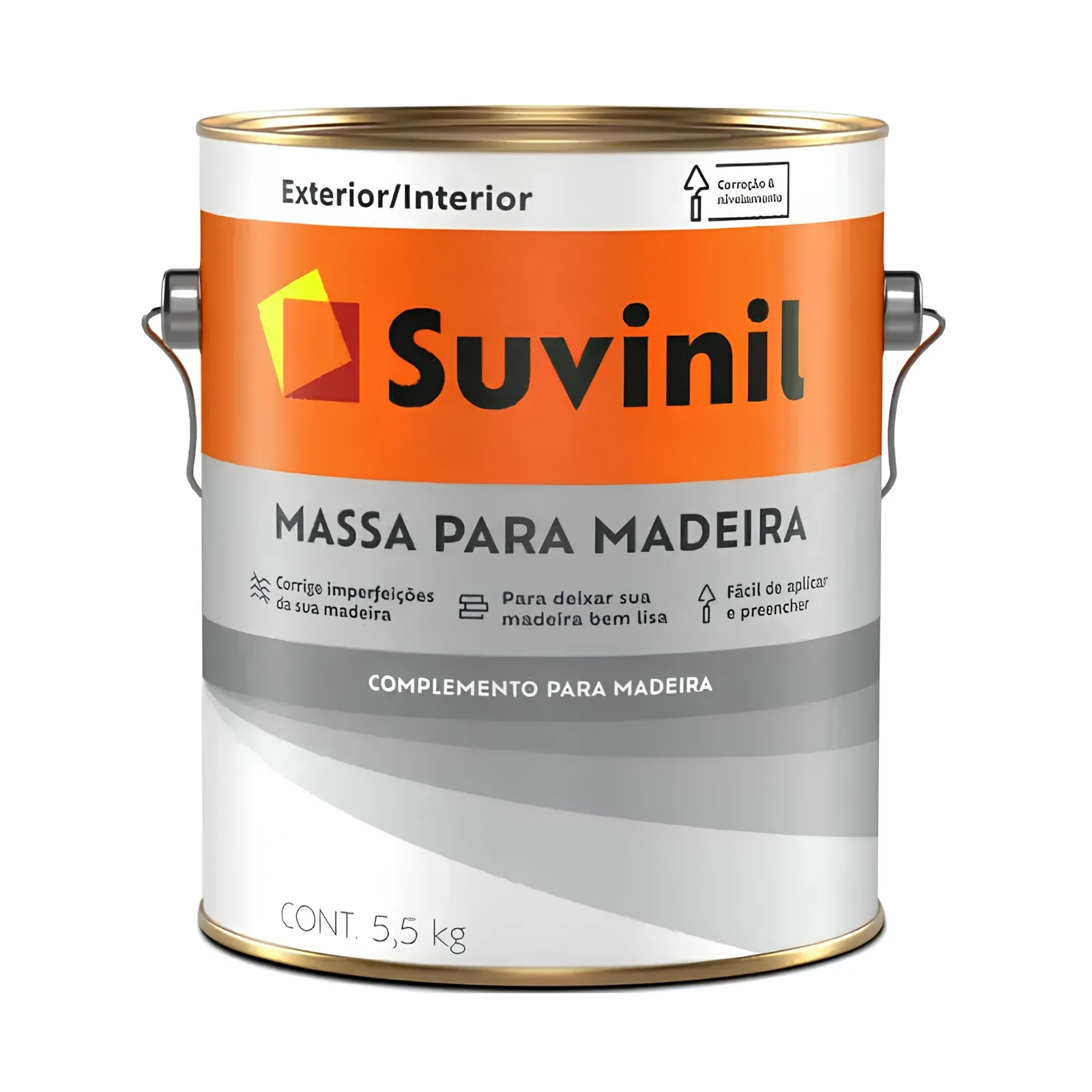 Massa Para Madeira Branco 3,6 L Suvinil