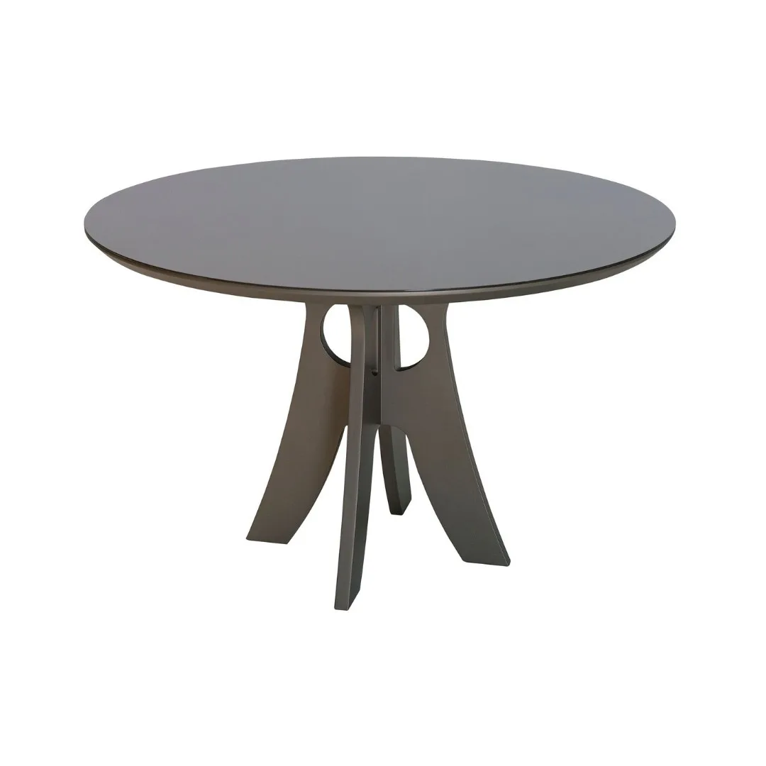 Mesa de Jantar Ø 80 x 76 Gottems Clear