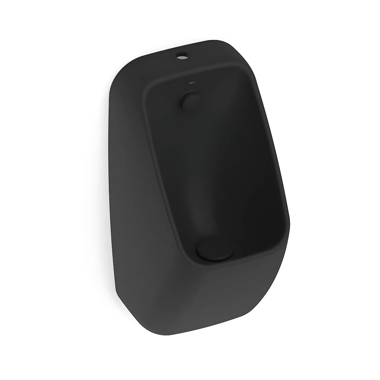 Mictório Roca Rimless® com entrada superior Preto Mate