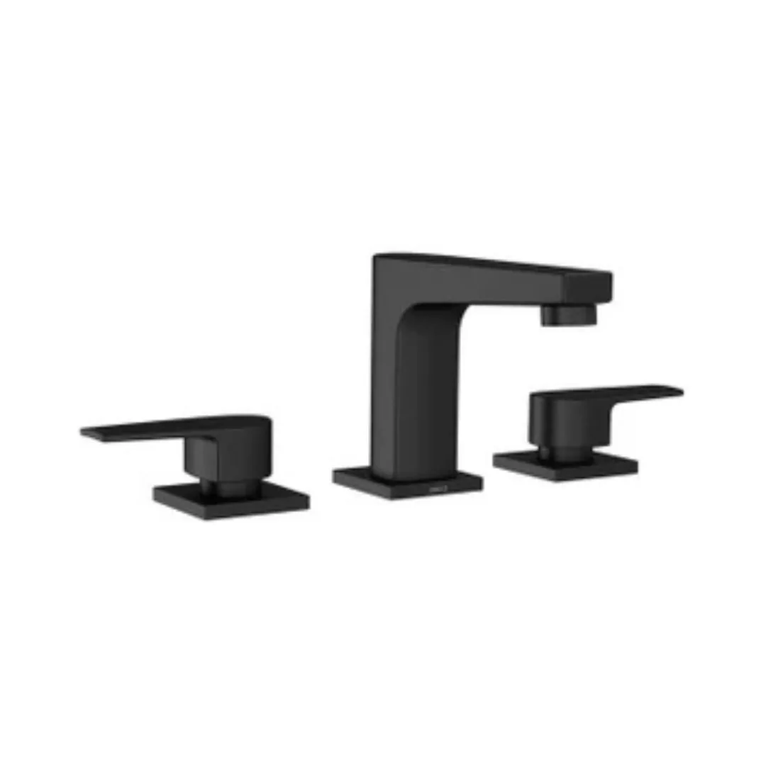 Misturador de Bancada para Banheiro Bica Baixa Deca Level Black Matte