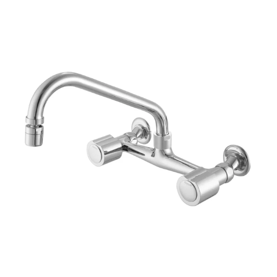 Misturador De Parede Para Cozinha Meber 3003 40 BA AA Cromado