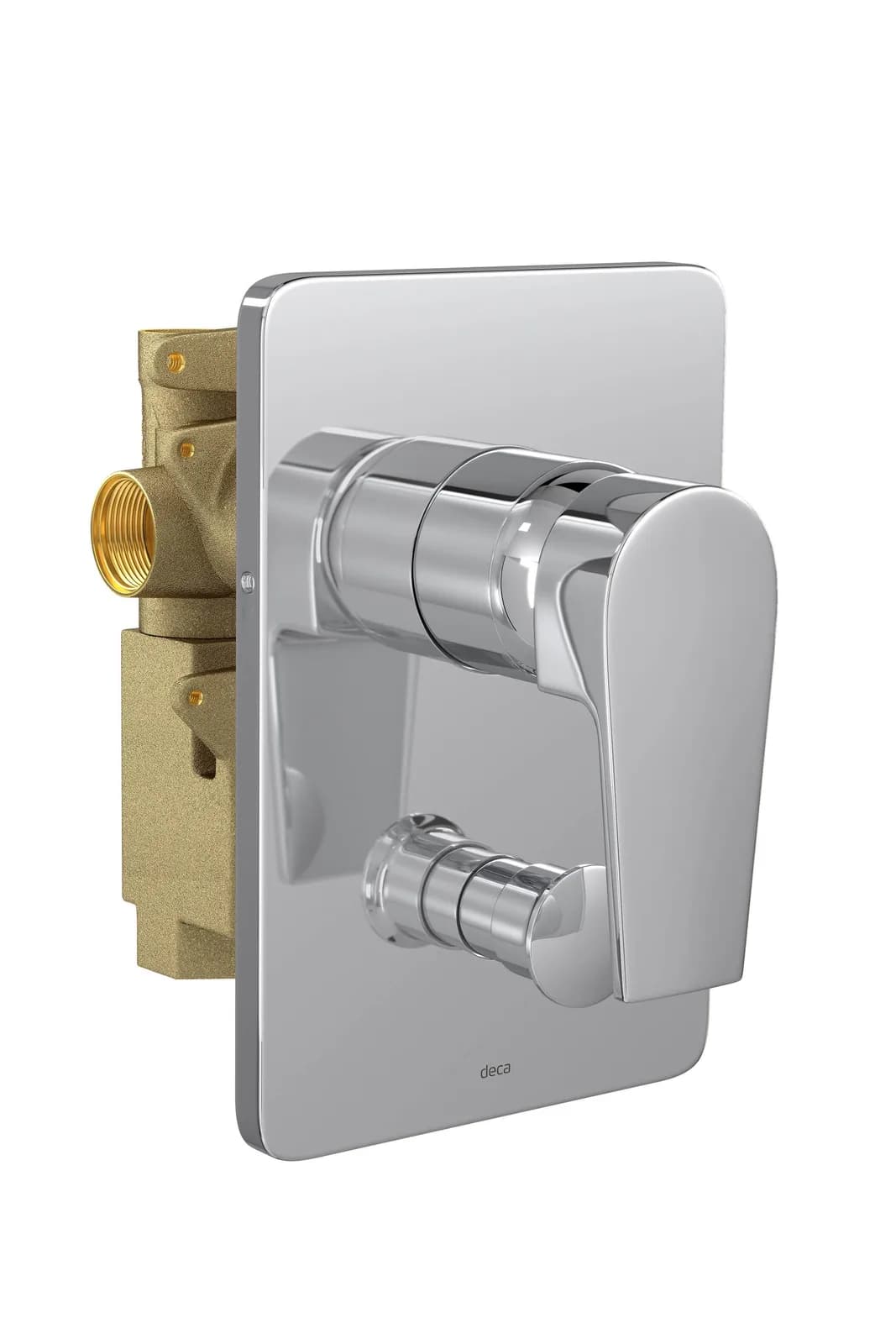 Misturador Deca Level C26 Cromado 2994 para Chuveiro com Desviador para Banheira