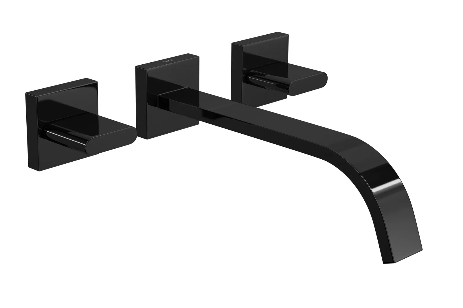 Misturador Deca Polo 33 Black Noir para banheiro Parede 1878