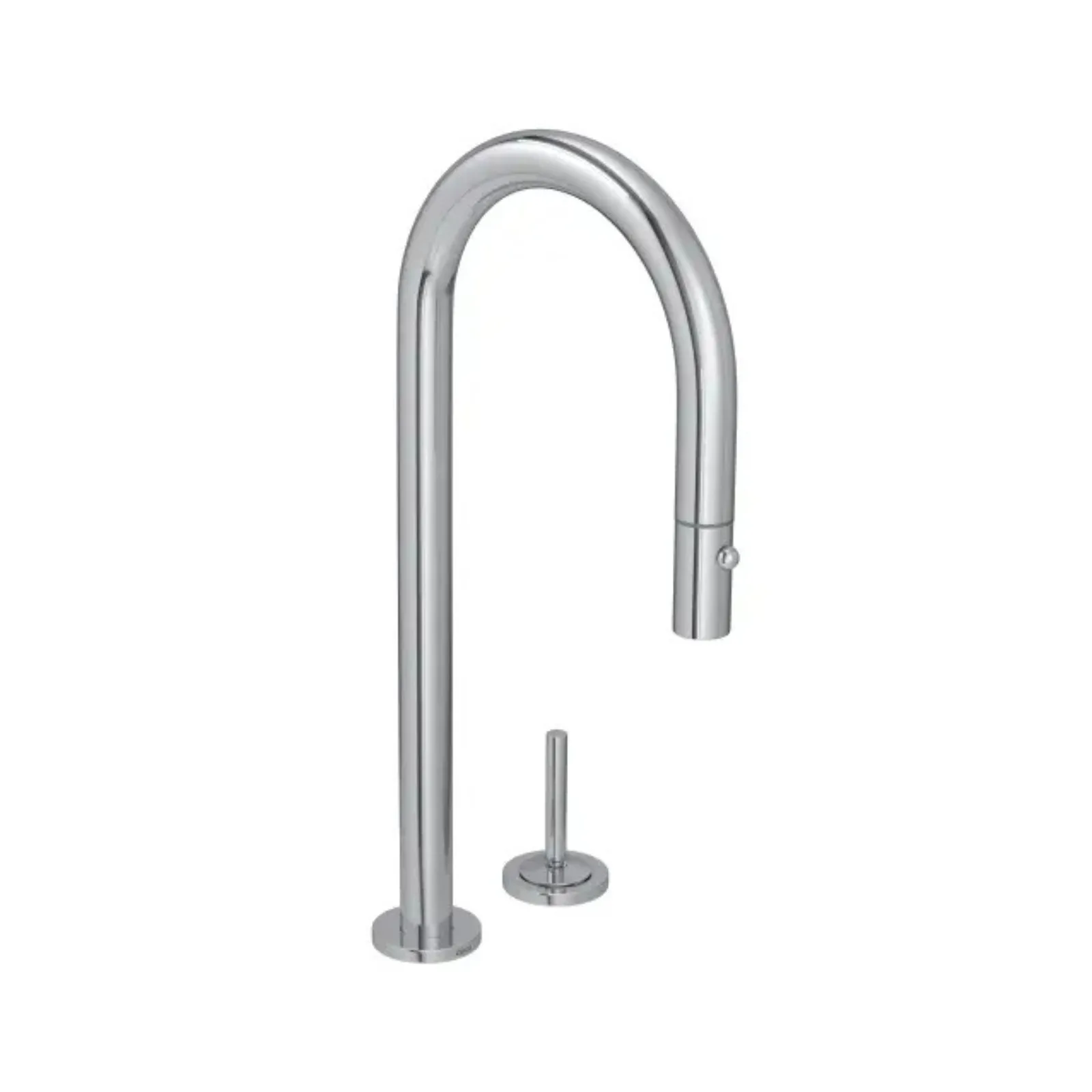 Monocomando de Bancada para Cozinha Bica Alta Curva com Acionamento Joystick Cromado Deca You