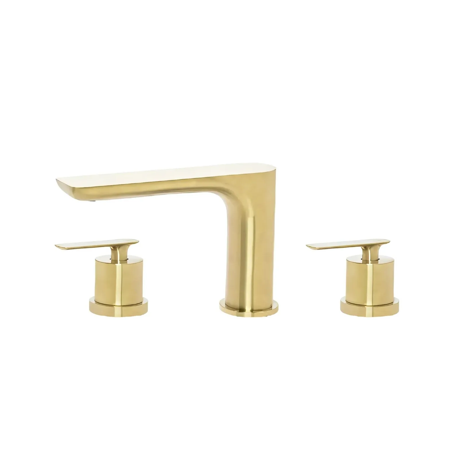 Misturador Quente E Frio Para Lavatório Doka Rainbow Brushed Gold