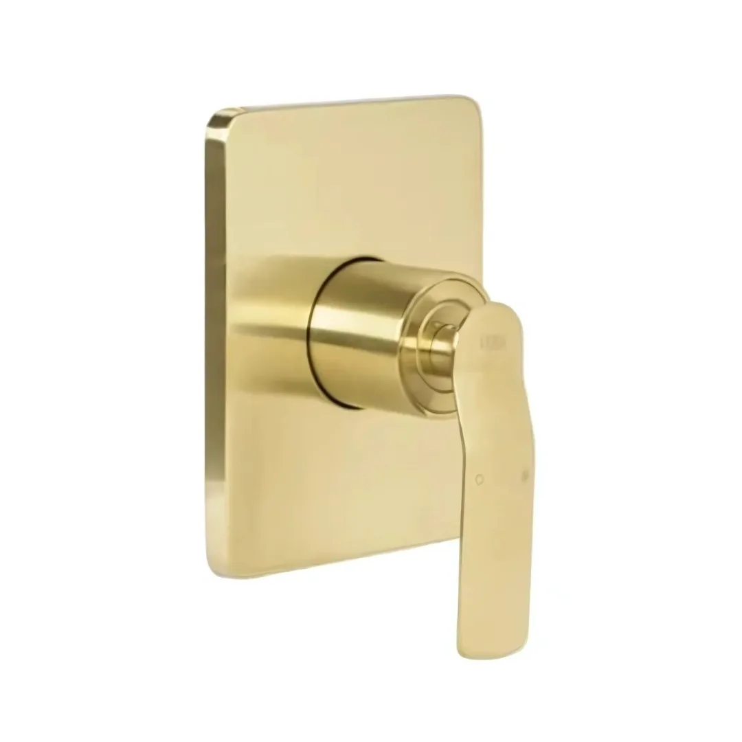 Misturador Monocomando Para Chuveiro Doka Rainbow Brushed Gold