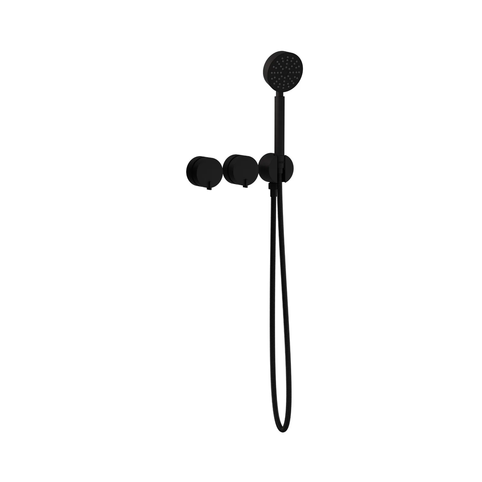 Monocomando para Chuveiro/Banheira com Desviador e Ducha Manual Matt Black Doka Quantum