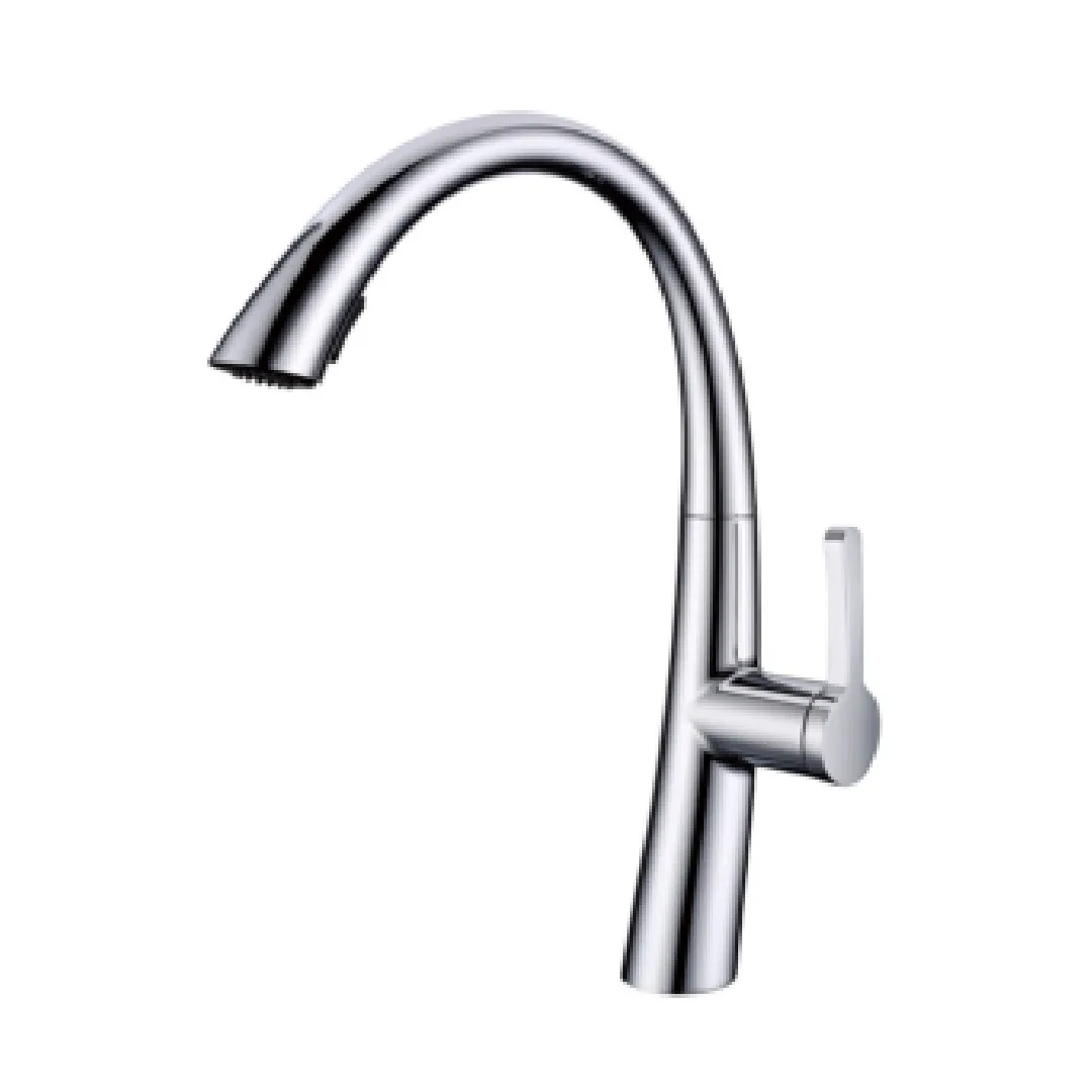 Monocomando de bancada para cozinha Lexxa Bagno Elipt Cromado