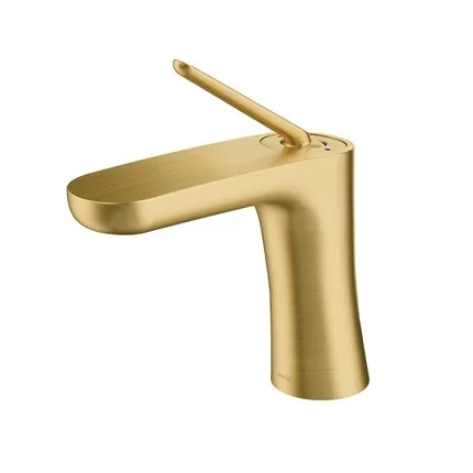 Monocomando Docol Kaila Ouro Escovado para banheiro Mesa