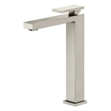 Monocomando Docol New Edge Níquel Escovado para banheiro Mesa bica alta