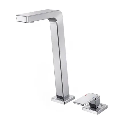 Monocomando Docol Vougan Cromado para banheiro Mesa bica alta