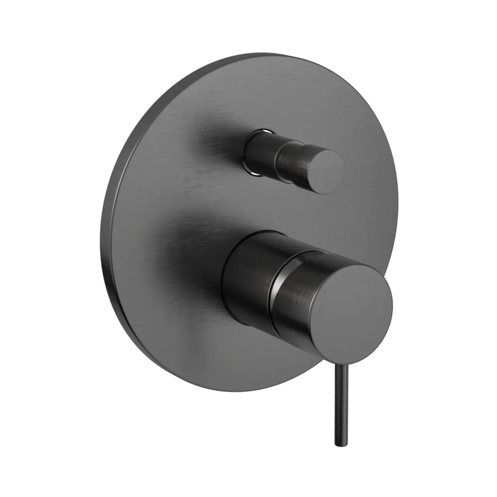 Monocomando para Chuveiro ou Banheira GunMetal com Desviador Doka Loop