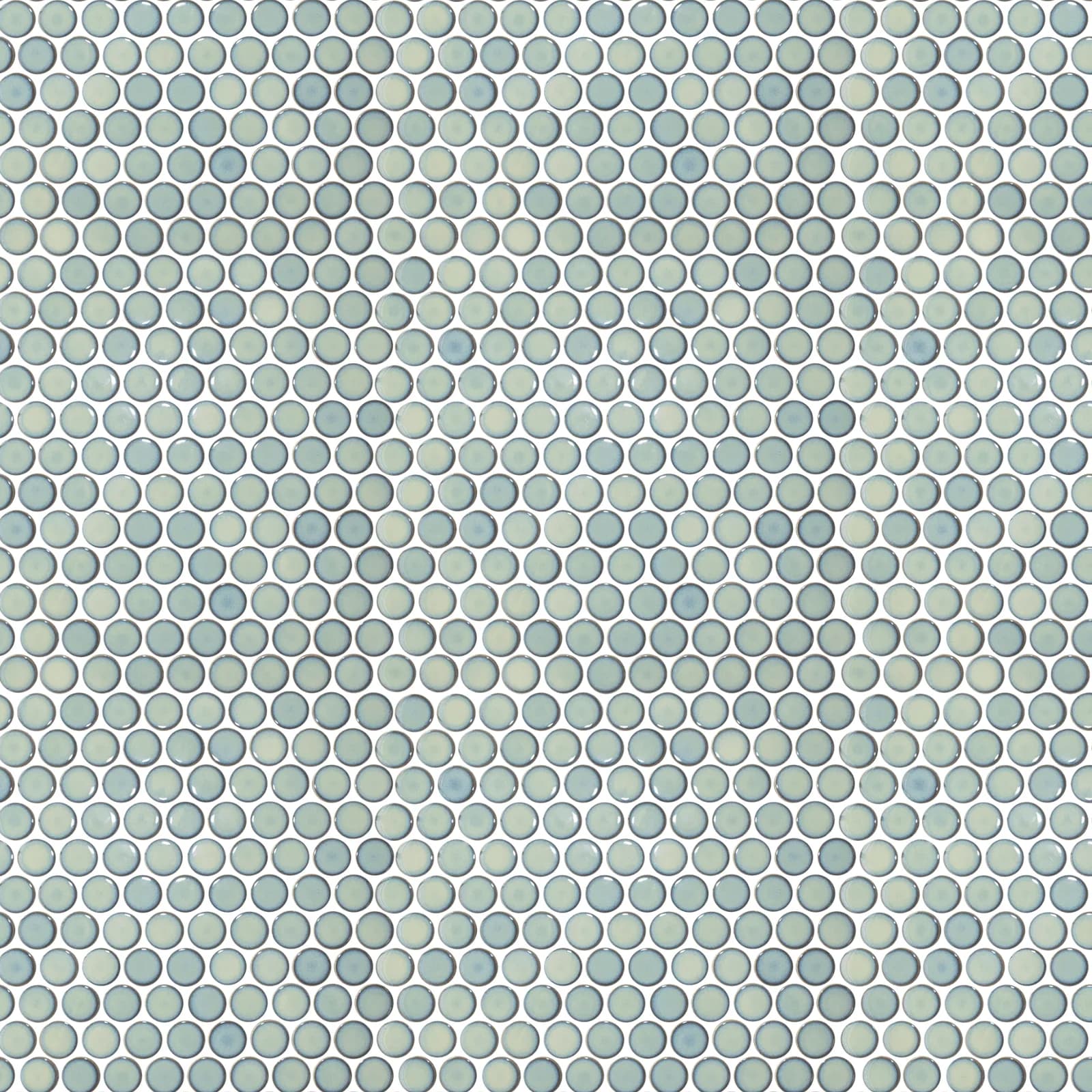 Mosaico Verde Brilhante 31x33 Ceusa Petit Poá Lux (foto 2)