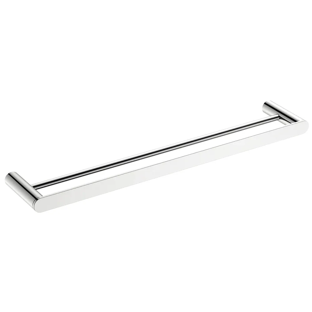 Porta Toalha Barra Duplo Cromado Lexxa Bagno Linha Curve