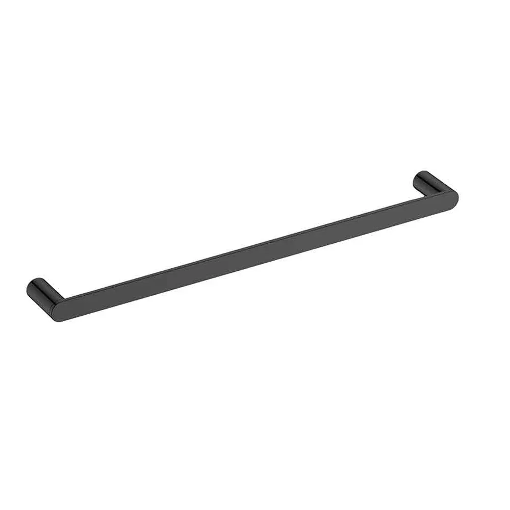 Porta Toalha Barra 60cm Black Matte Lexxa Bagno Curve