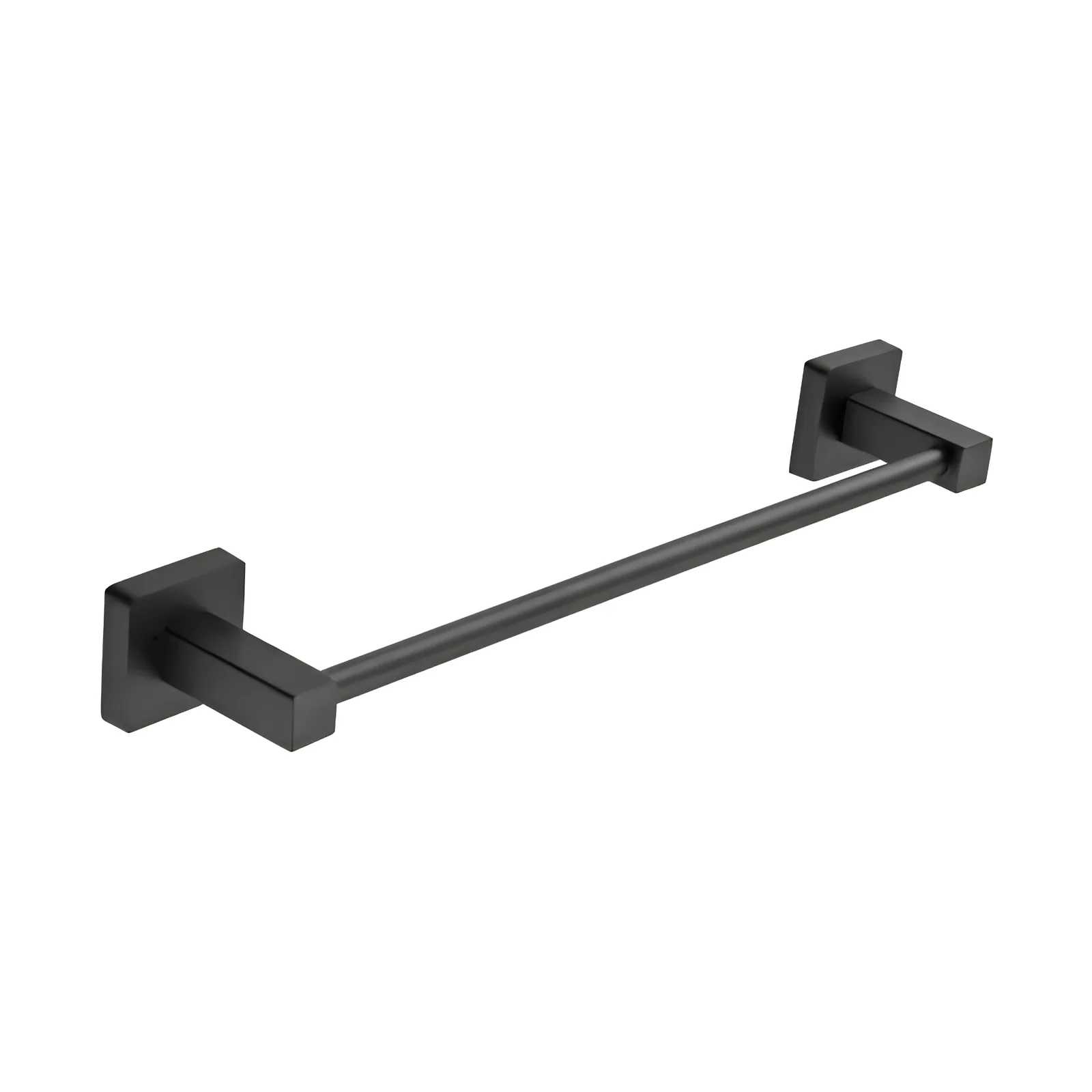 Toalheiro Linear Simples Preto Matte Meber Cubit 65