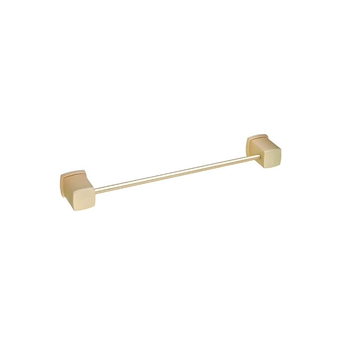 Porta Toalha Meber Linear Curto Block 26791 C38 Dourado Matte