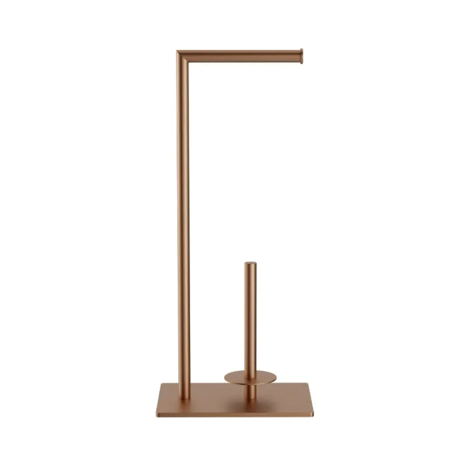 Papeleira De Piso Inox Brushed Rose Gold Doka DK5109BRG