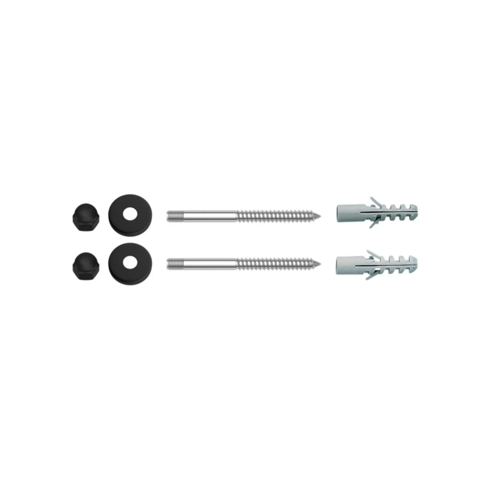 Parafusos para Fixação de Bacias e Bidês Black Matte Deca