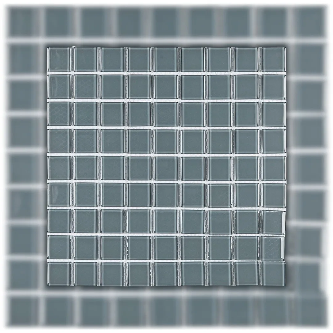Pastilha Cinza 29,2×29,2 Glass Mosaic Cristal "A"