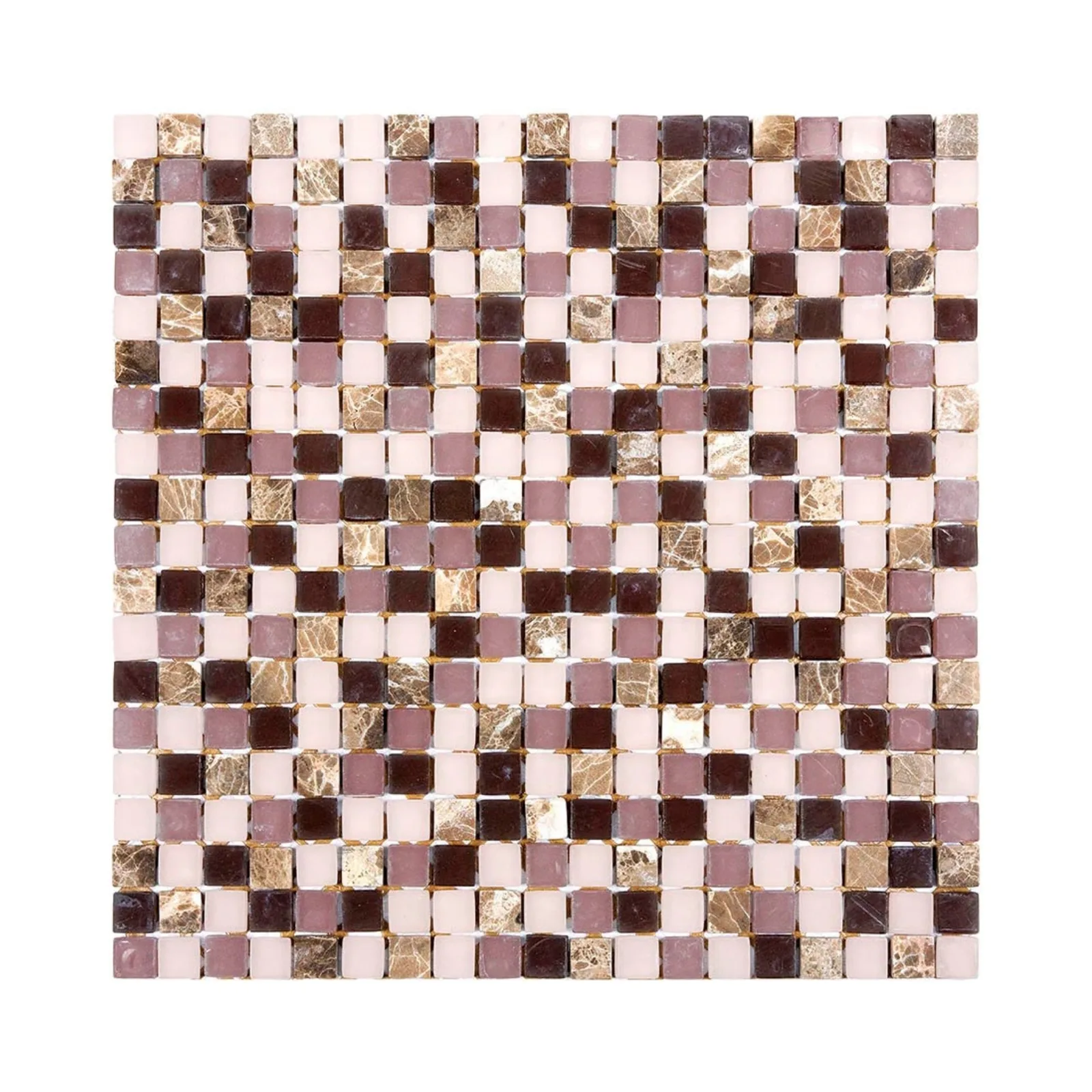 Pastilha Decorativa Lilas 31x31 Glassmosaic Glass Stone Gs502