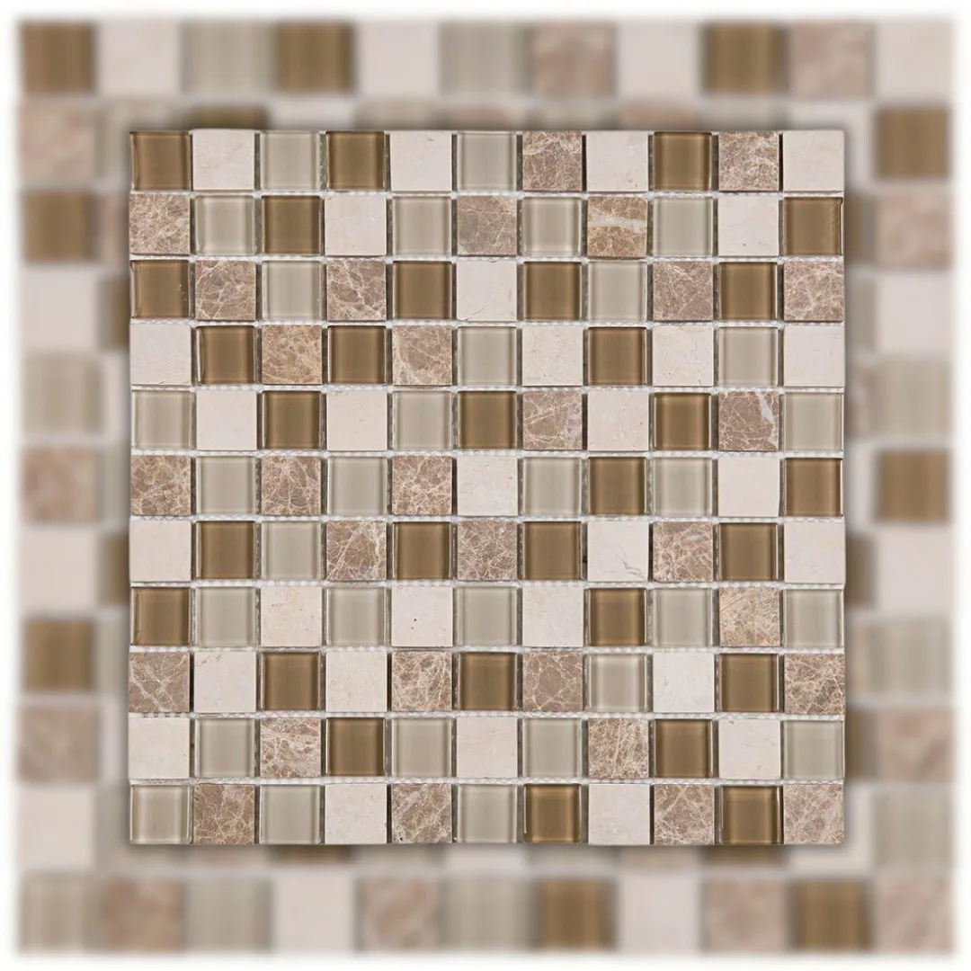 Pastilha Marrom 29x29 Glass Mosaic Matisse MT705 "A"