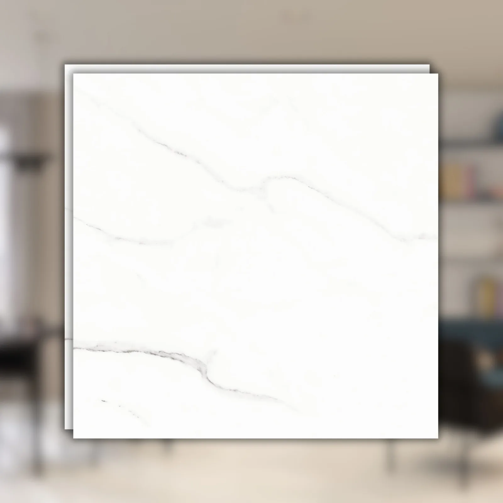 Porcelanato Branco Natural 90x90 Ceusa Statuario Wh RET "A"