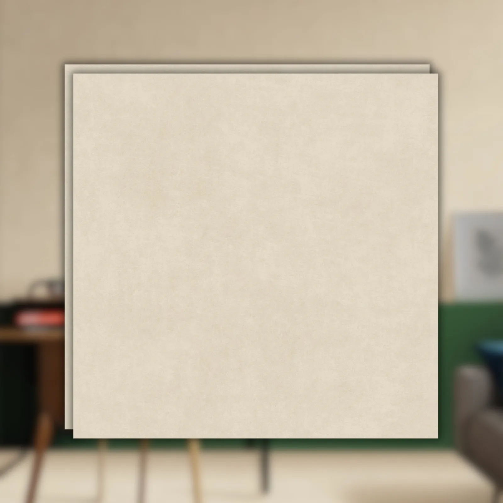 Porcelanato Bege Natural 90x90 Ceusa Urbe Be RET "A"
