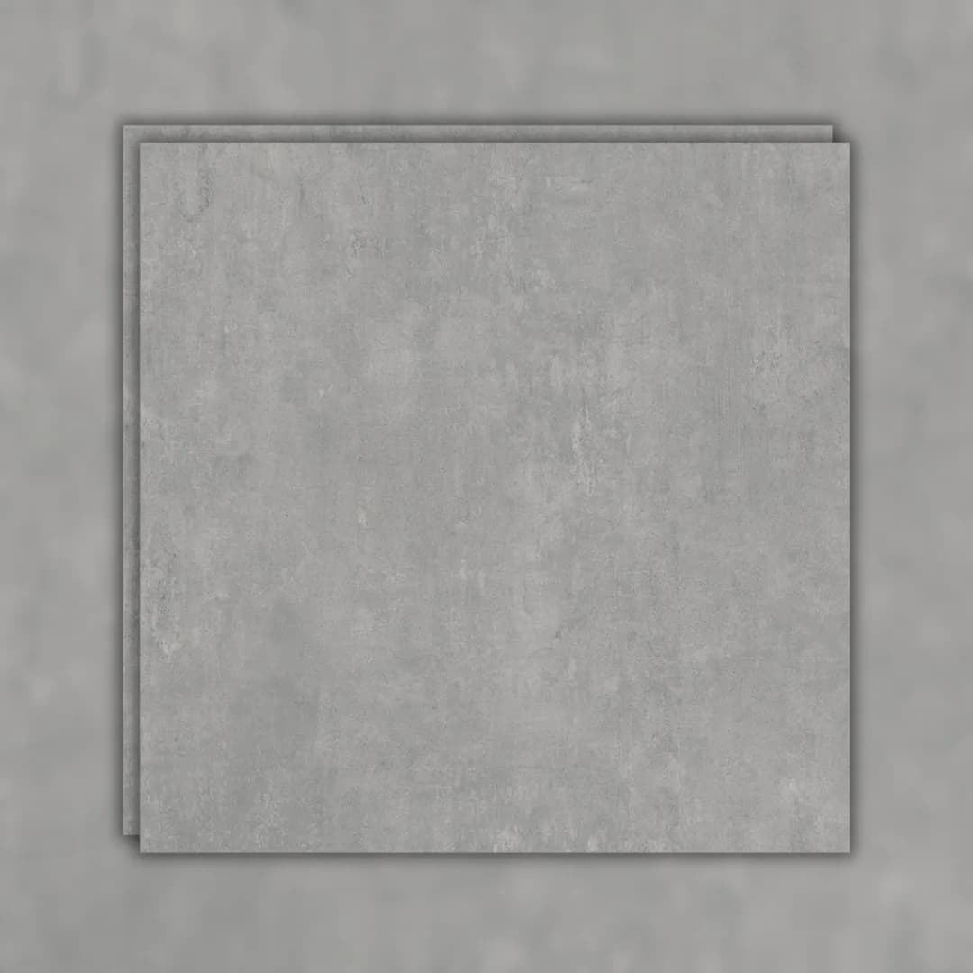 Porcelanato Cinza Rústico 83x83 Damme Soho Grigio RET "A"