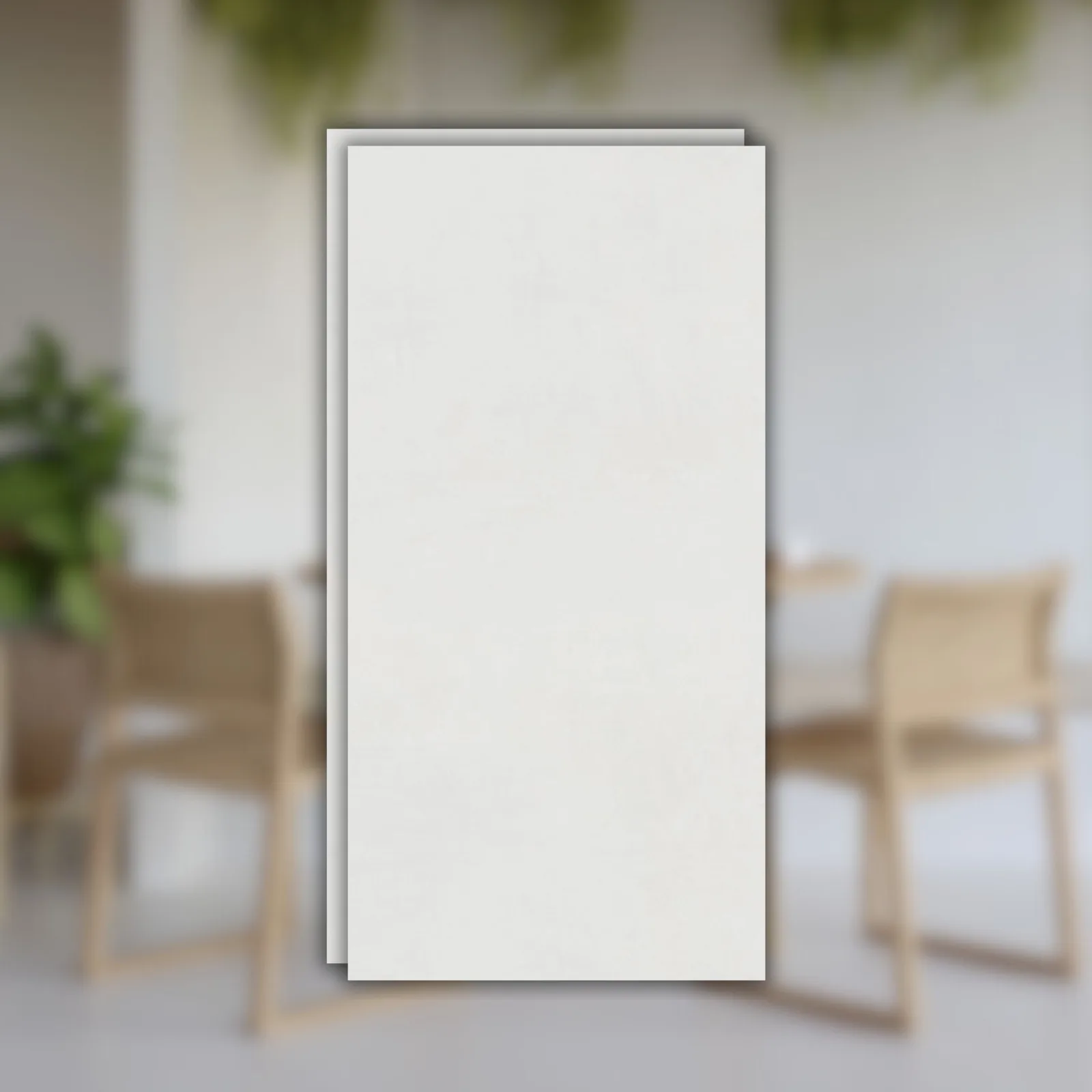 Porcelanato Branco Acetinado 60x120 Decortiles Sampa Off White RET "A
