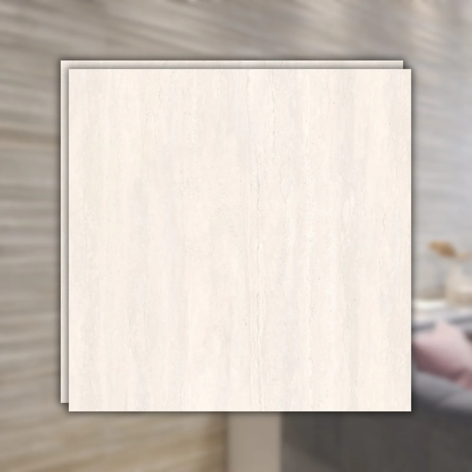 Porcelanato Bege Micro Relevo 120x120 Roca Navona 120x120 Mr RET "A"