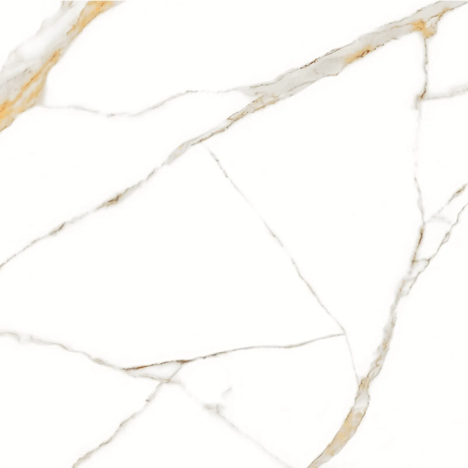 Porcelanato Branco Marmorizado Acetinado 72x72 Via Rosa Oro Supreme RET "A"