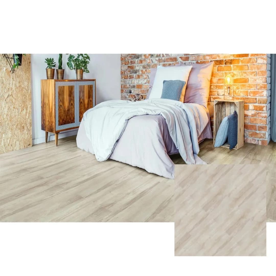 Piso Vinilico Tarkett Injoy Nacional 20,8x123 Cx/4,09 301 Liso Matte