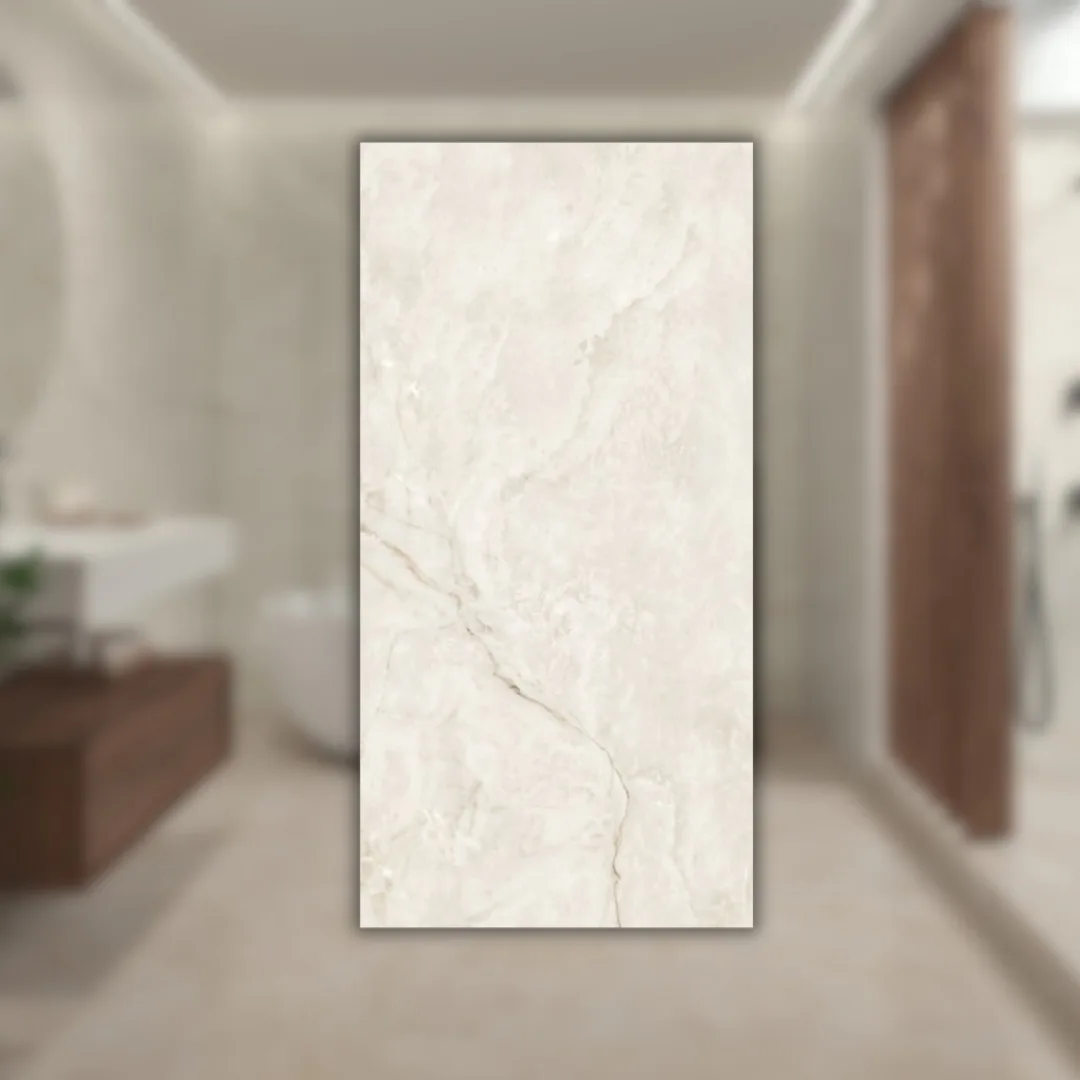 Porcelanato Bege Polido 61x120 Damme Onice Sea RET "A"