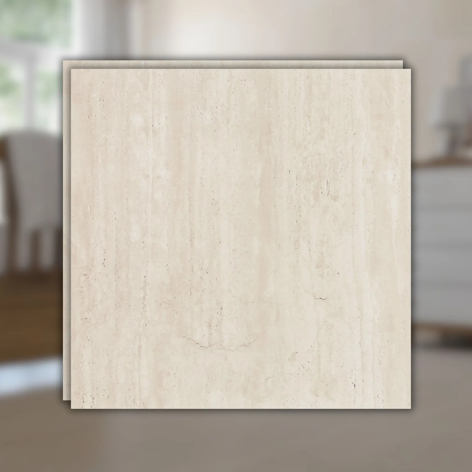 Porcelanato Bege Acetinado 120x120 Decortiles Home RET "A"