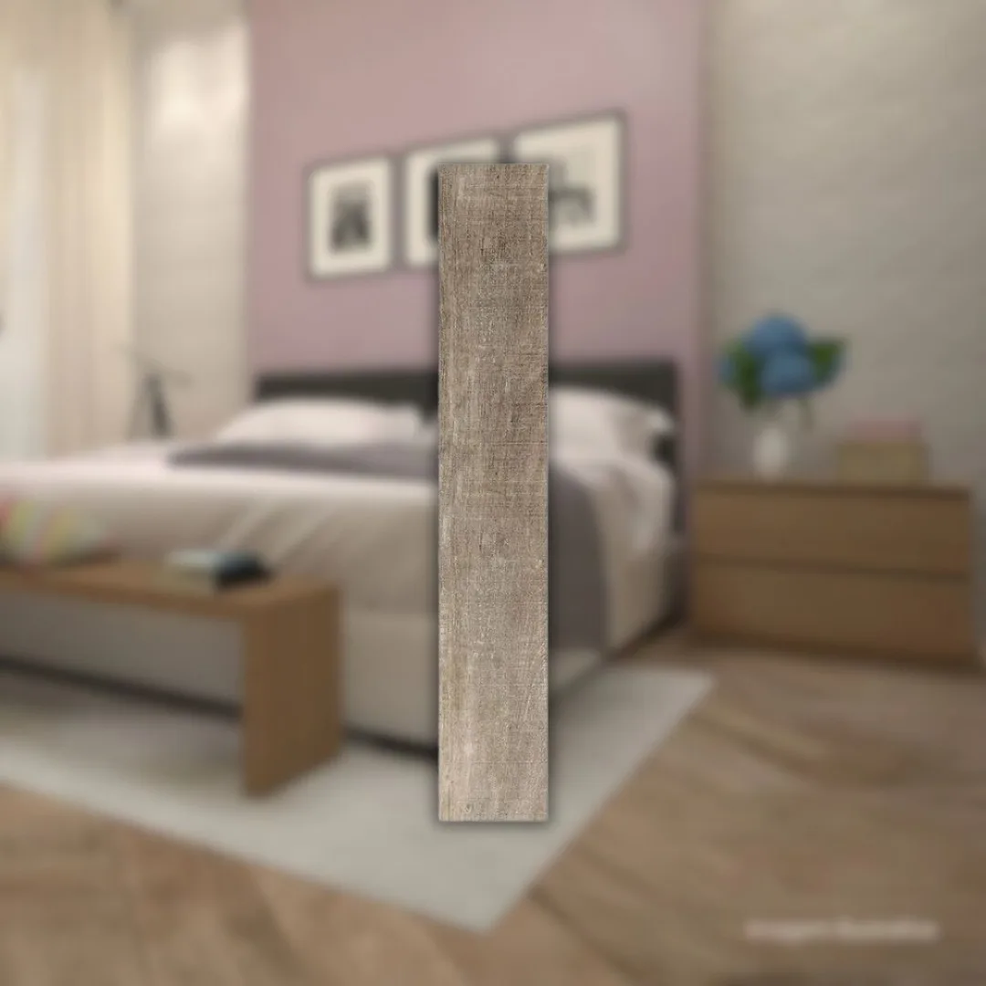 Porcelanato Bege Amadeirado Hard 20x120 Portinari Arbo Hd Peroba RET "A"