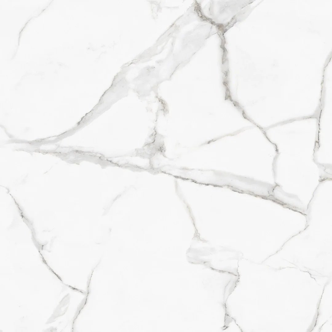 Porcelanato Branco Marmorizado Acetinado 83x83 Damme Calacata RET "A"