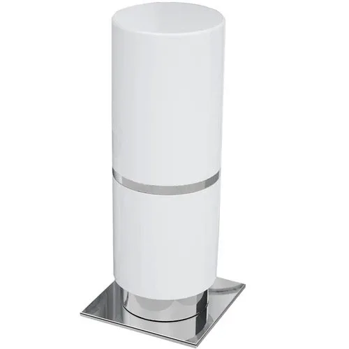 Porta Objetos Zen Miss Cromo/Branco Mesa BA0239