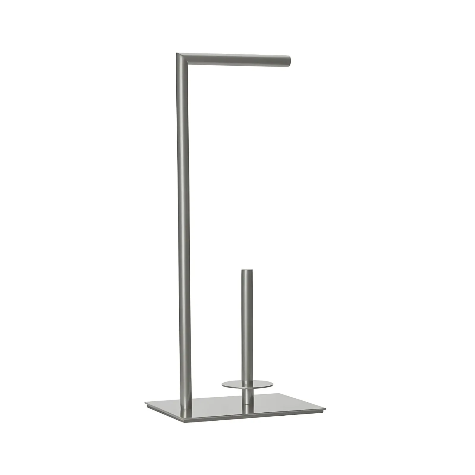 Porta Papel Higiênico Doka Piso Inox Brushed Nickel