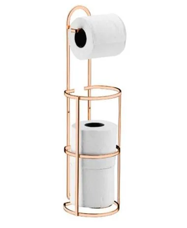 Porta Papel Higiênico Future para Chão/Parede 1609 Red Gold