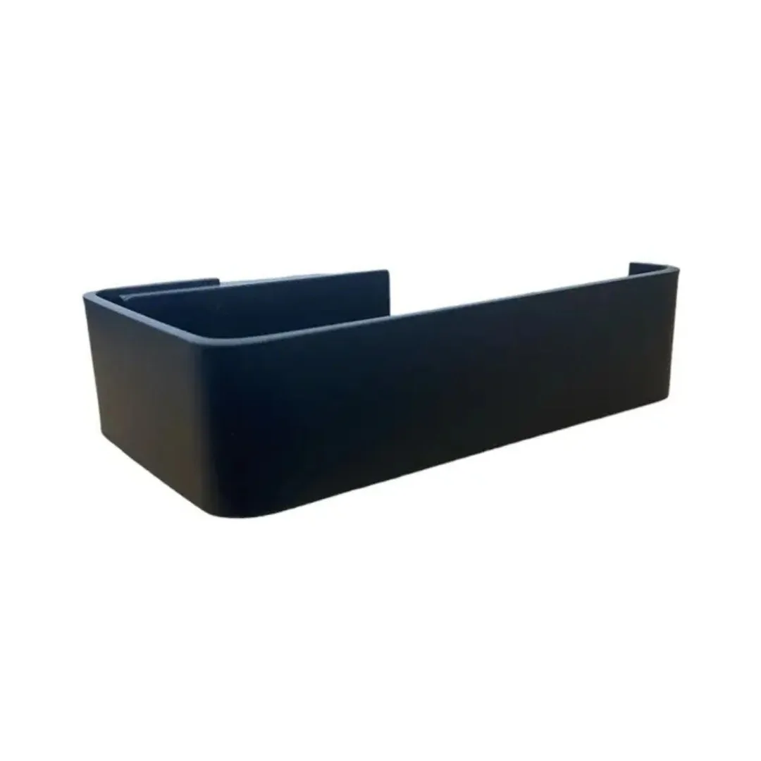 Porta Papel Higiênico Preto Fosco Zen Soul