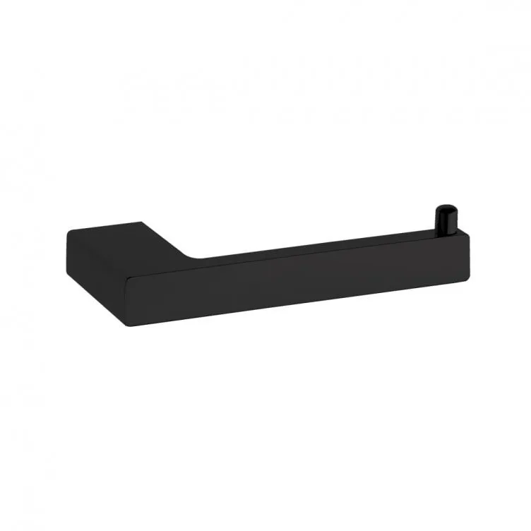 Porta Papel Higiênico Rubinettos Quadro Black Matte