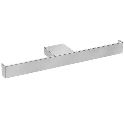 Porta Papel Higiênico Zen Be Cromo/Polido Dupla Ba0267