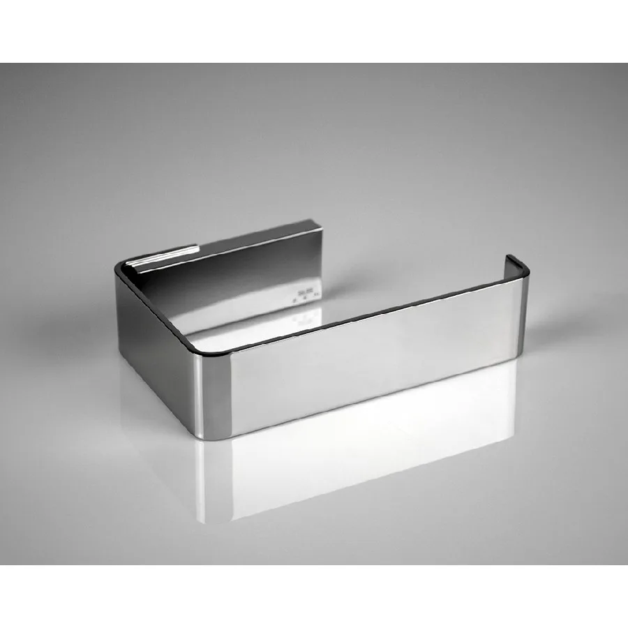 Porta Papel Higiênico Zen Soul Cromo/Polido Ba0167